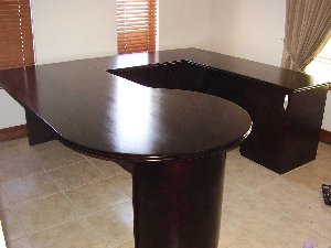 Mahogany Stained Mahogany - Office Unit