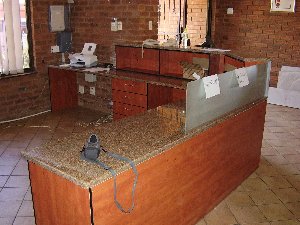 Cherry Royale Melamine - Reception Desk